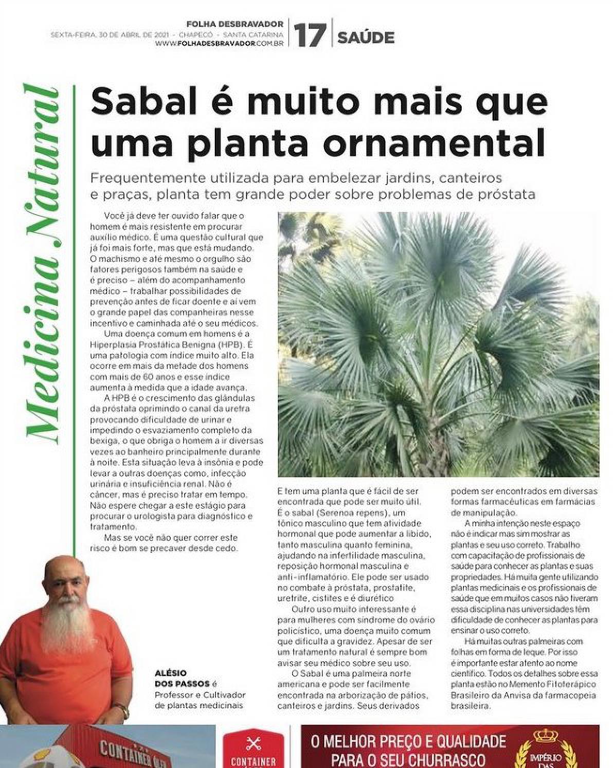 Você está visualizando atualmente Sabal Folha desbravador